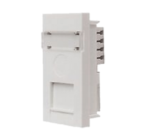 Legrand Mylinc 1M RJ45 Socket Cat 5E With Shutter, 6759 66